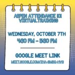 Aspen Attendance 101 Training
